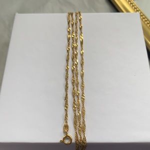 14k Italy Yellow Gold Necklace OTC